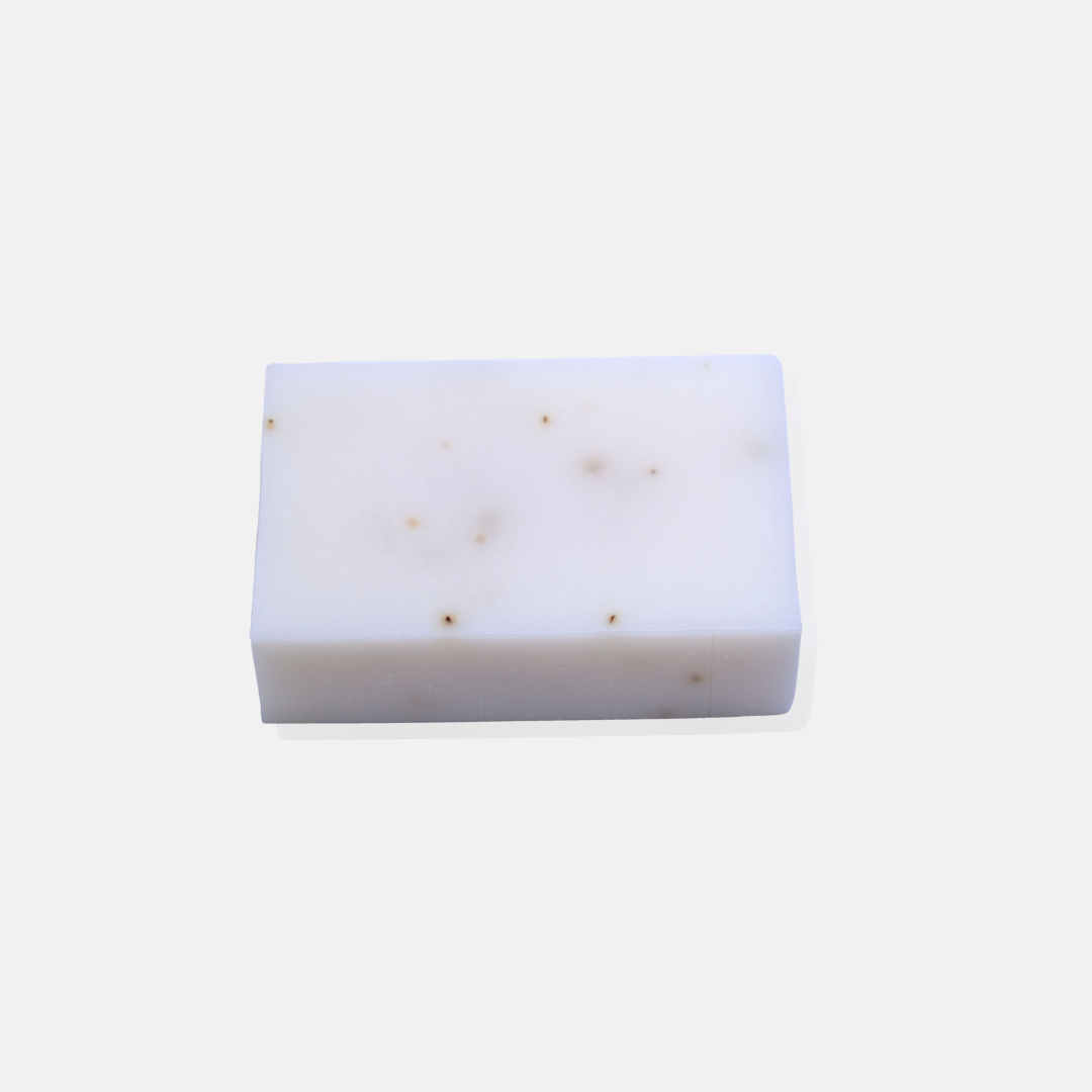 Natural exfoliating soap bar with lanolin tea tree and bearberry for smooth skin