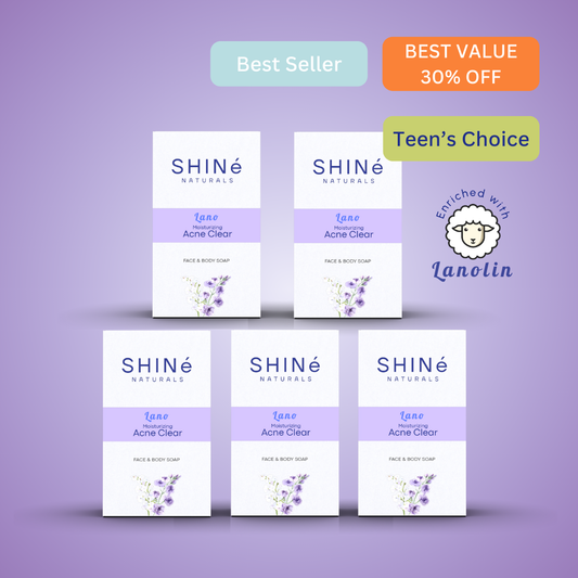 Lano Moisturizing Acne Clear ( 5pcs Value Set )